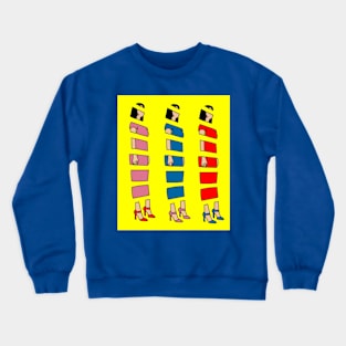 Crazy Abstract Modern Art Crewneck Sweatshirt